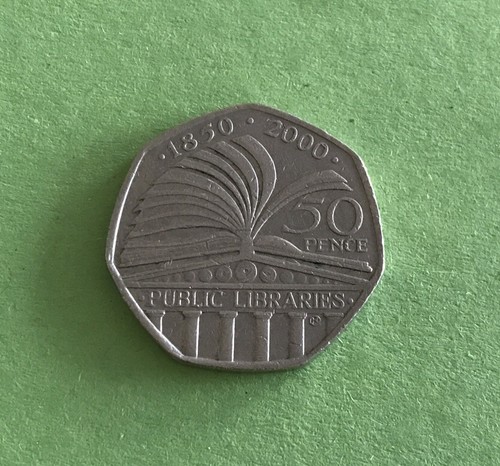 50p public libraries - 50p,