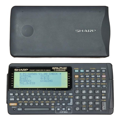 Sharp g850s pocket computer - sharp, pc-g850s