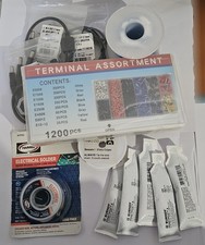 Locksmith / electrical job lot, Harris solder, burndy penetrox, hook up wire, !