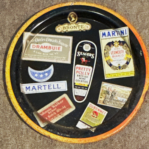 Rare vintage round metal - round,