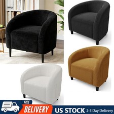 Accent Chair Boucle Fabric