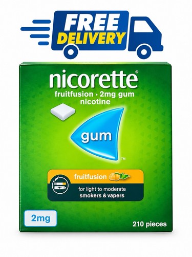 Nicorette fruitfusion 2mg gum - fruitfusion,