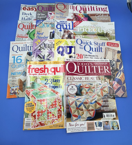 Various quilting magazines - quilting,