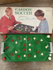 Casdon Soccer Played By Bobby Charlton Vintage Table Top Football Game With Box