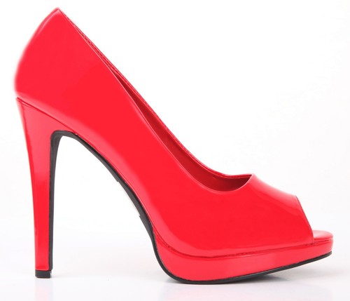 Peep toe high - toe, heel
