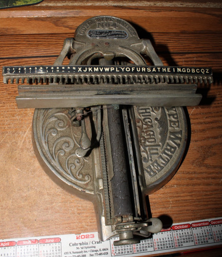 Antique odell typewriter 4 - antique,