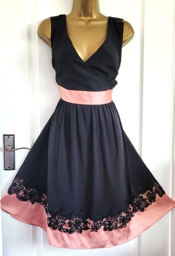 Monsoon black dress blush - black, 16