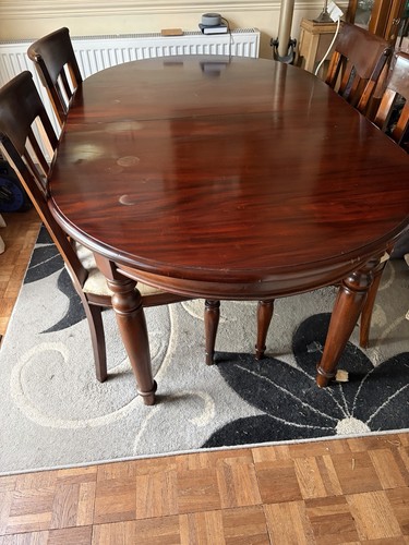 Solid wood mahogany dining - mahogany,