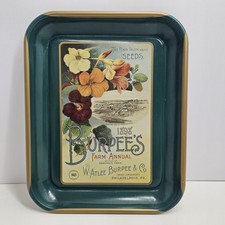 Vintage Tin Tray Burpee's 1898