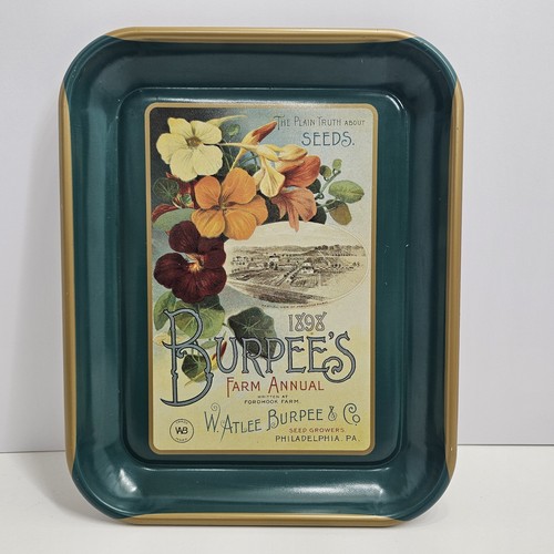 Vintage tin tray - tray, 1898