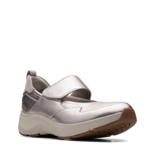 Clarks wave2 glide pewter - clarks,