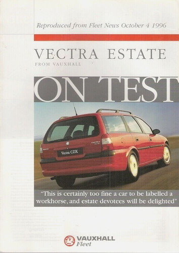 Vauxhall vectra estate - vauxhall,
