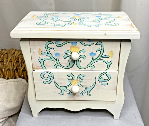 Hand painted vintage wooden - hand,