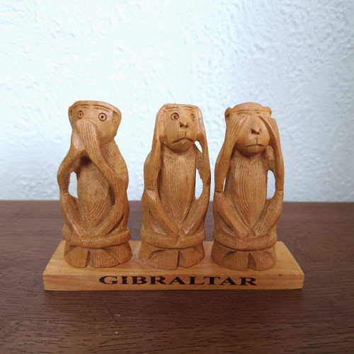Wooden hand carved three - wooden,