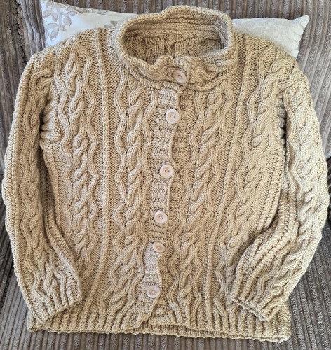 Ladies hand knitted - hand, arran