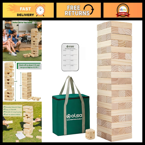 Giant tumble tower 57pcs - giant,