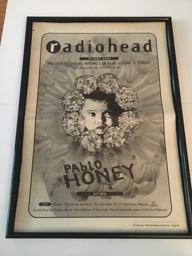 Radiohead pablo honey 1993 - honey-1993, a3