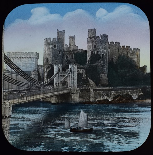 Conwy castle suspension - castle, &
