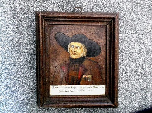 Unique antique miniature 1809 - unique,