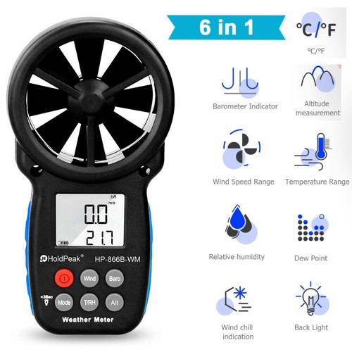 Digital anemometer handheld - digital,