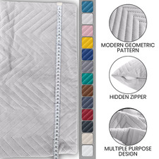 Cushion Cover Filled Pack of 8 Large Decorative Sofa Throw Cushion with Covers