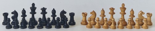 Vintage staunton pattern chess - vintage,