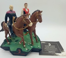 Rare Star Trek Generations Large 1:18 Scale Action Figure Diorama Scene