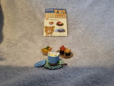 RARE San-X Rilakkuma Sushi Collection Miniature Toy Figure 5.Healthy menu JP