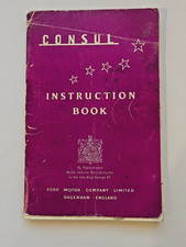 Ford consul instruction owners - instruction,