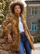 Tapestry Afghan Coat Joe