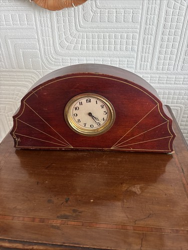 Unusual art deco style mantle - art,