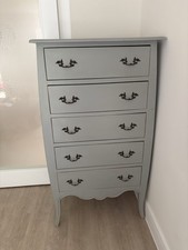 Stunning Grey Chest of Drawers 48 x 85 x 155 Very Good Condition