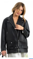 Womens Black Leather Jacket