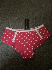 Women’s Red And Cream Spotty