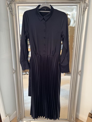 Next smart navy pleated dress - navy,