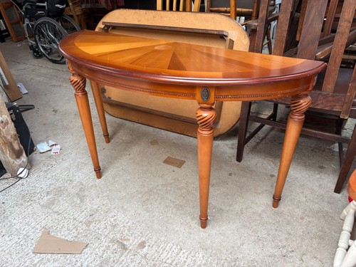 Half moon semicircle table - half,