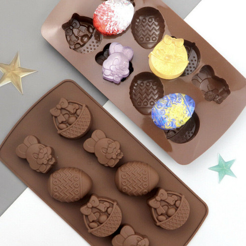 Easter rabbit eggs silicone - easter,
