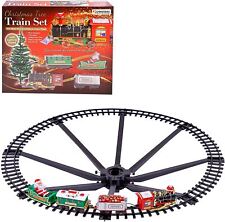 Christmas Tree Train Set Around Tree Lights Musical Battery Operated XMAS Decor