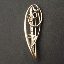 Sterling silver brooch by Ola