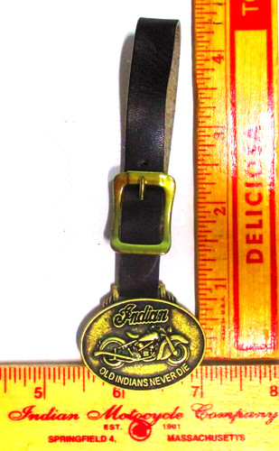 Indian motorcycle fob vintage