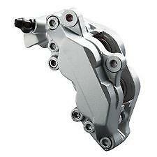 Bright silver brake caliper - bright,