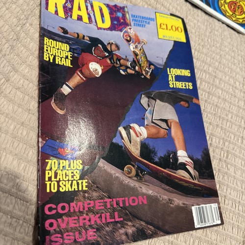 Rad skateboard magazine issue - rad,