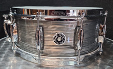 GRETSCH SNARE DRUM USA BROOKLYN 14x5.5" Inch Grey Oyster / Rullante Snare Drum