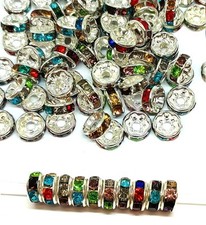 6,8,10mm Rhinestone Spacer