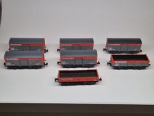 Peco Rake of Railfreight Vans, Open Wagon, and Tube Wagon