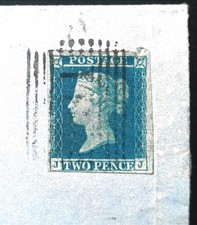 QV GB 2d Blue On Cover To