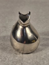 Vintage Dansk Cat Siver Plated Paperweight