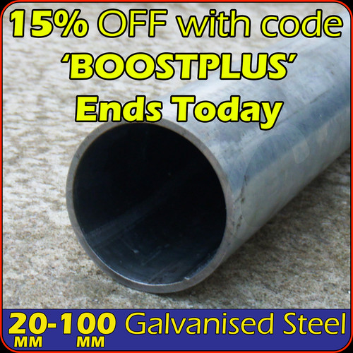 20mm 80mm galvanised pipe - 80mm,
