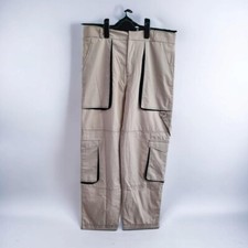 The ragged priest beige cargo trousers.Says 32" but measures 37" Fits Uk 16 Bnwt