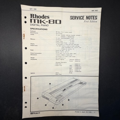Vintage rhodes digital - rhodes,